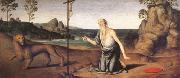 Giovanni di Pietro called lo Spagna Jerome in the Desert (mk05) oil painting picture wholesale